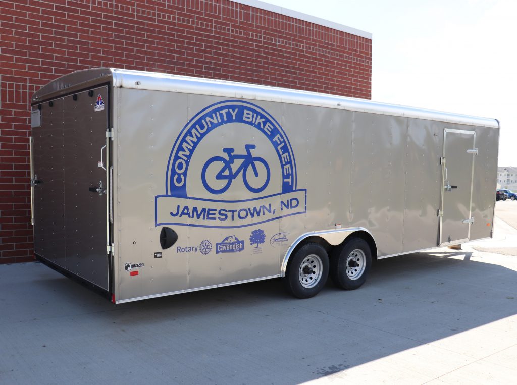Picture of bike fleet trailer
